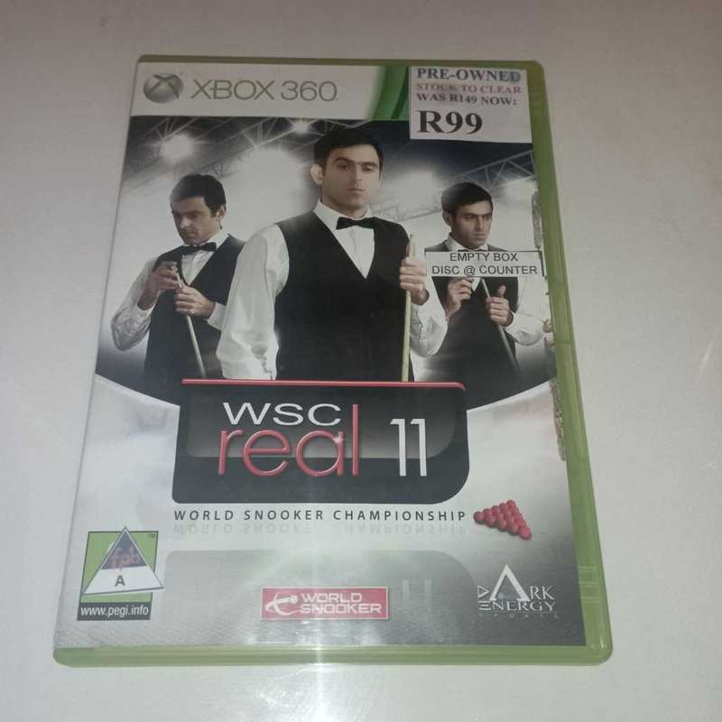 WSC Real 11: World Snooker Championship [Xbox360]  **CIB**